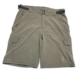 Men’s Trayl Mountain Biking Shorts Double Snap Closure Adjustable Waist Sz Large